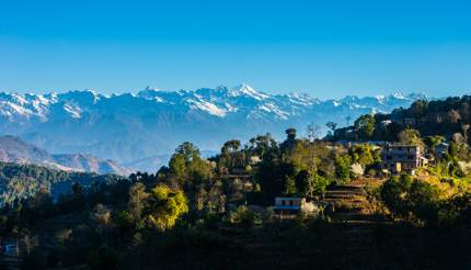 Nagarkot village - View of Himalayas